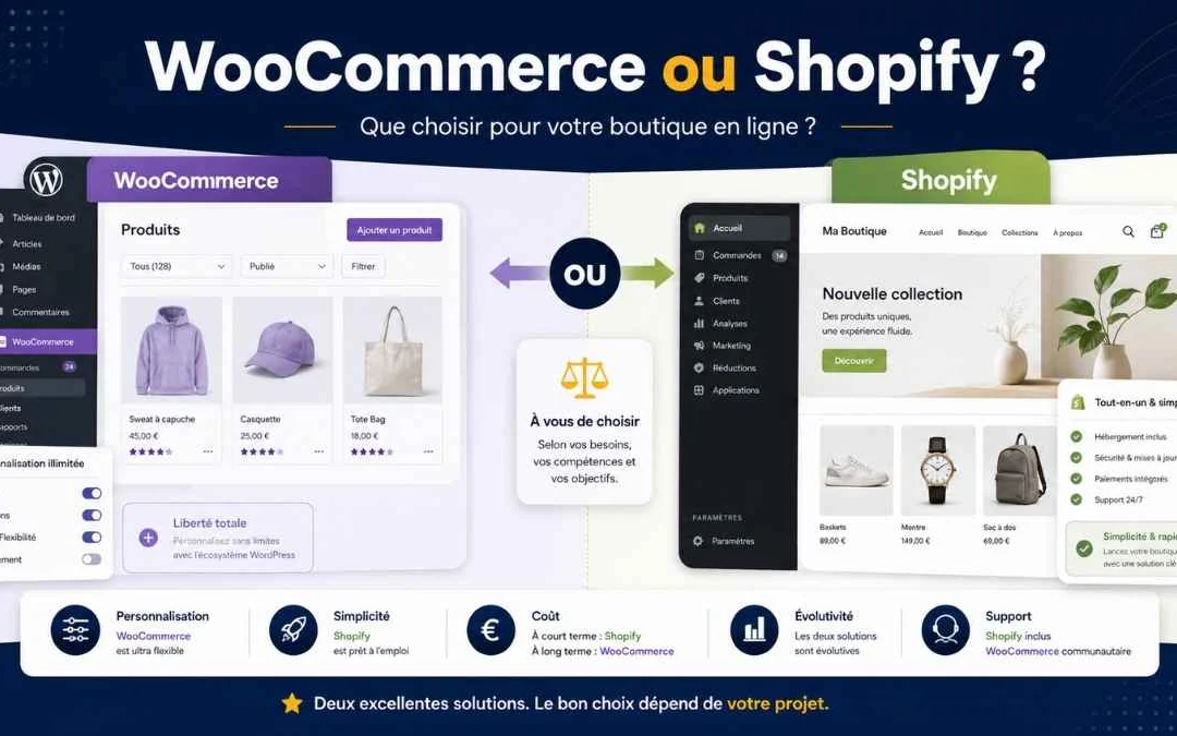 WooCommerce ou Shopify : que choisir ?
